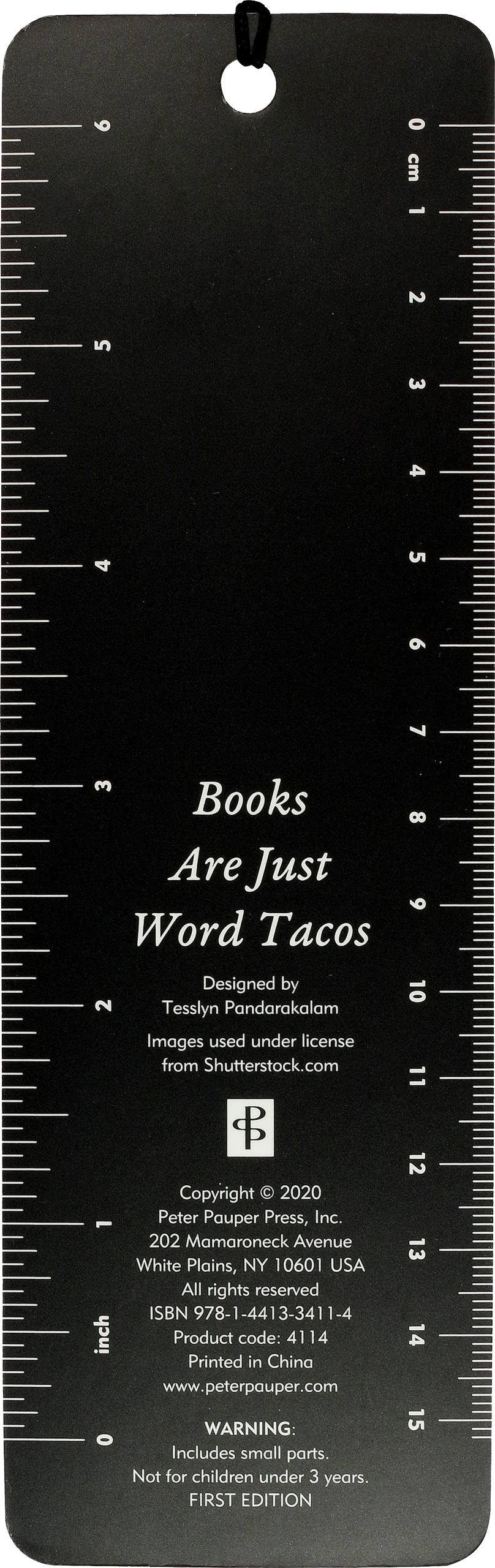 Books are Word Tacos Beaded Bookmark
