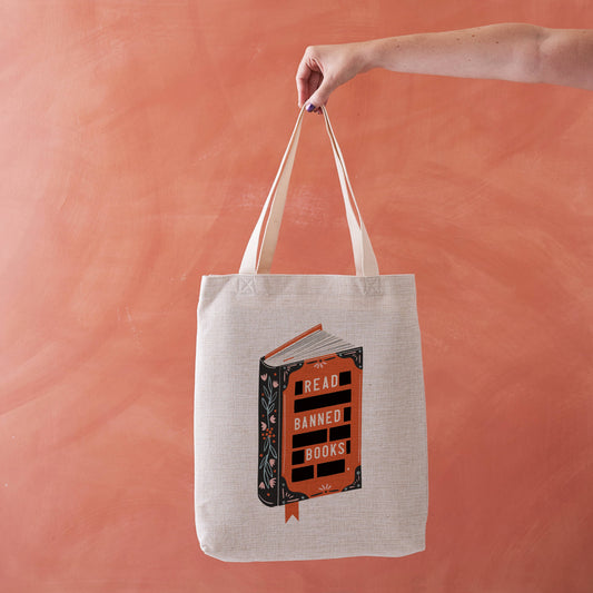 Read Banned Books Tote Bag