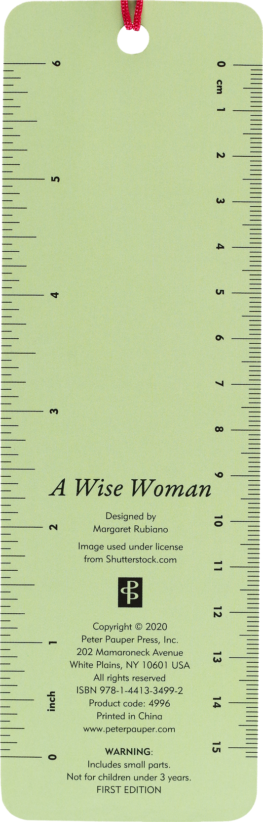 A Wise Woman Once Said Beaded Bookmark
