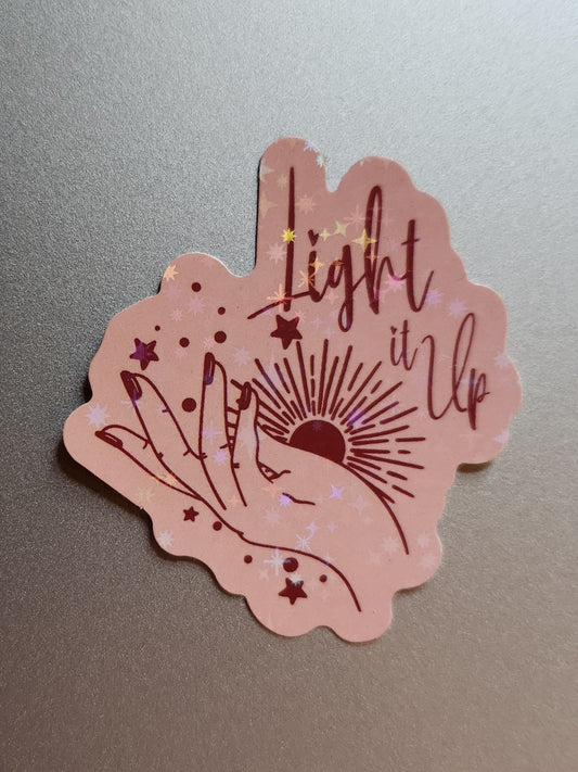 Light it Up Sticker